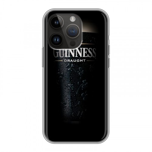 Дизайнерский силиконовый чехол для Iphone 14 Pro Guinness