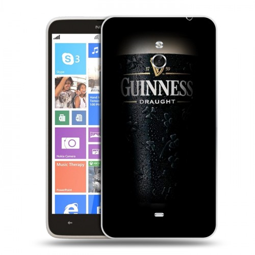 Дизайнерский пластиковый чехол для Nokia Lumia 1320 Guinness