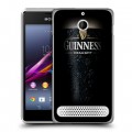 Дизайнерский силиконовый чехол для Sony Xperia E1 Guinness