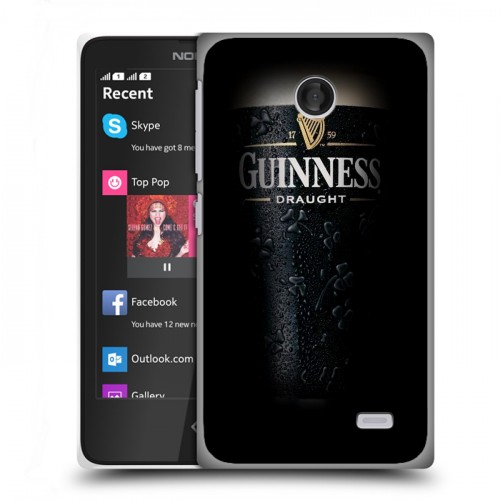 Дизайнерский пластиковый чехол для Nokia X Guinness