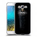 Дизайнерский пластиковый чехол для Samsung Galaxy E5 Guinness