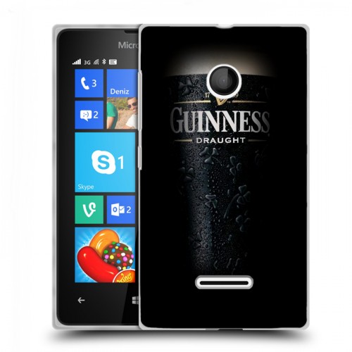 Дизайнерский пластиковый чехол для Microsoft Lumia 435 Guinness