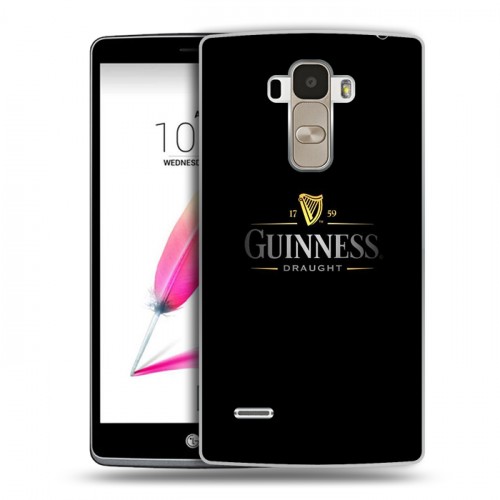 Дизайнерский пластиковый чехол для LG G4 Stylus Guinness