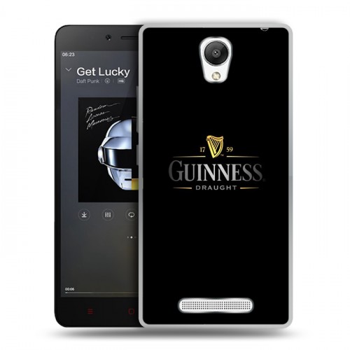 Дизайнерский силиконовый чехол для Xiaomi RedMi Note 2 Guinness