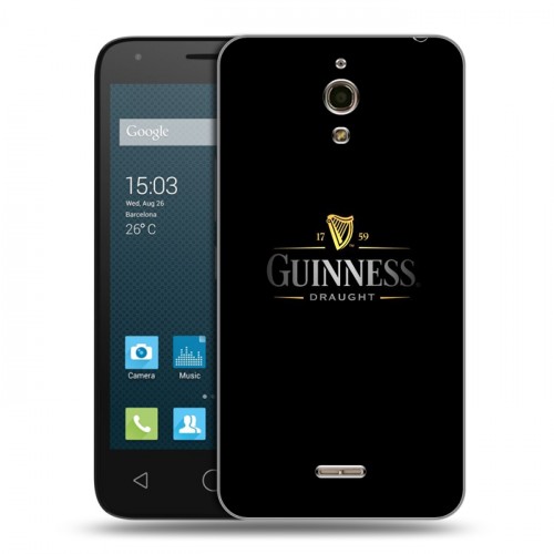Дизайнерский силиконовый чехол для Alcatel One Touch Pixi 4 (6) Guinness