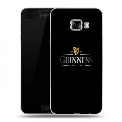 Дизайнерский пластиковый чехол для Samsung Galaxy C7 Guinness