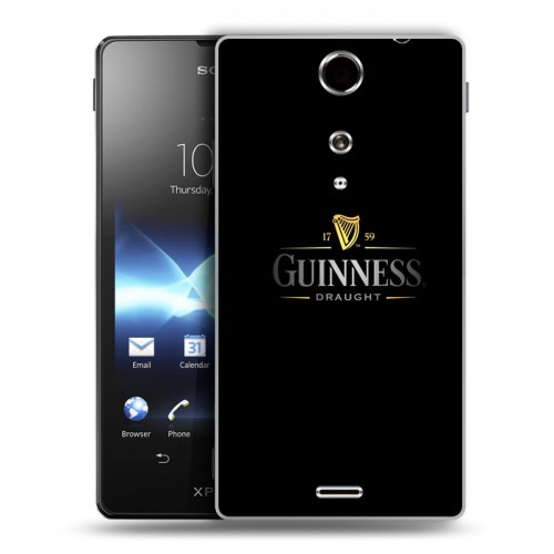 Дизайнерский пластиковый чехол для Sony Xperia TX Guinness