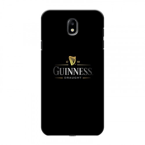 Дизайнерский силиконовый с усиленными углами чехол для Samsung Galaxy J7 (2017) Guinness