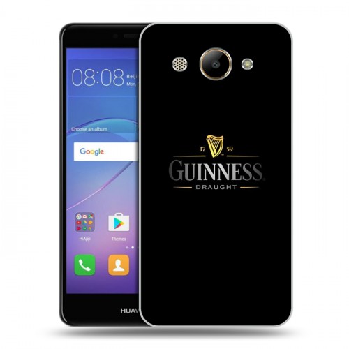 Дизайнерский пластиковый чехол для Huawei Y3 (2017) Guinness