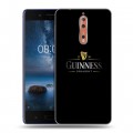 Дизайнерский пластиковый чехол для Nokia 8 Guinness