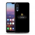 Дизайнерский силиконовый с усиленными углами чехол для Huawei P20 Pro Guinness