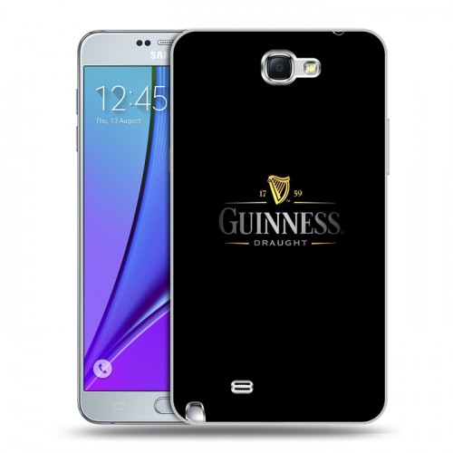 Дизайнерский пластиковый чехол для Samsung Galaxy Note 2 Guinness