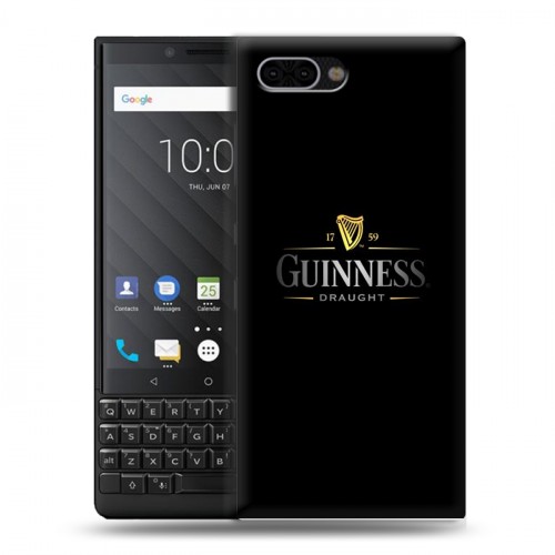 Дизайнерский пластиковый чехол для BlackBerry KEY2 Guinness