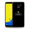 Дизайнерский пластиковый чехол для Samsung Galaxy J6 Guinness