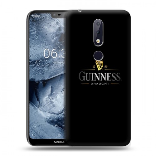 Дизайнерский пластиковый чехол для Nokia 6.1 Plus Guinness