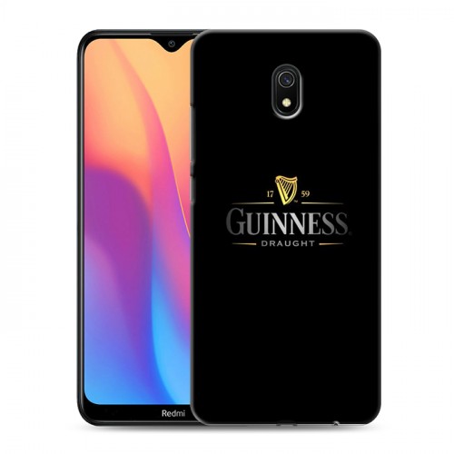 Дизайнерский силиконовый с усиленными углами чехол для Xiaomi RedMi 8A Guinness