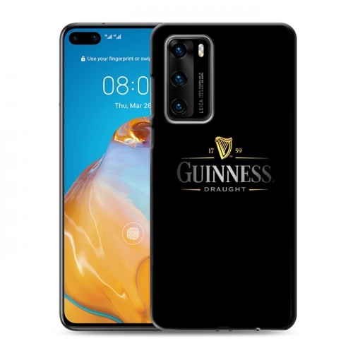 Дизайнерский пластиковый чехол для Huawei P40 Guinness