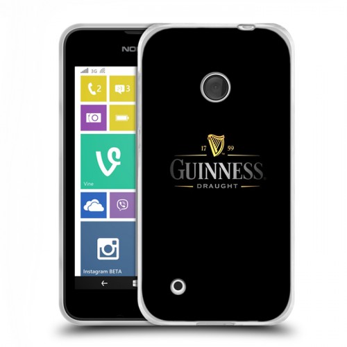 Дизайнерский пластиковый чехол для Nokia Lumia 530 Guinness