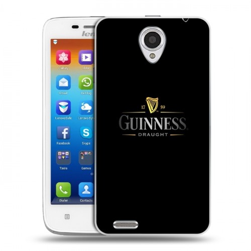 Дизайнерский пластиковый чехол для Lenovo S650 Ideaphone Guinness