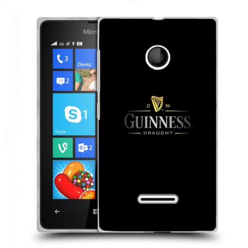 Дизайнерский пластиковый чехол для Microsoft Lumia 435 Guinness