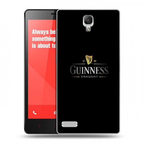 Дизайнерский силиконовый чехол для Xiaomi RedMi Note Guinness