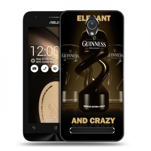 Дизайнерский пластиковый чехол для ASUS Zenfone Go Guinness