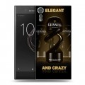 Дизайнерский пластиковый чехол для Sony Xperia XZs Guinness