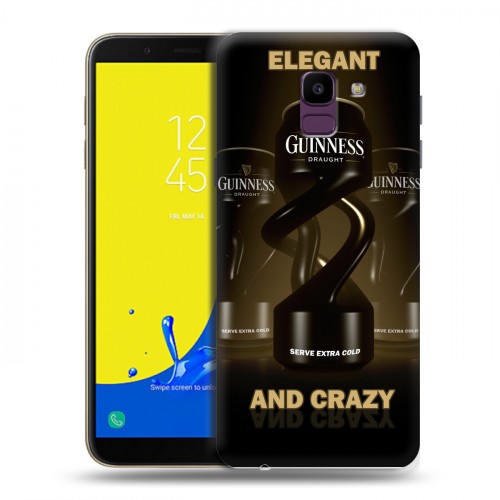 Дизайнерский пластиковый чехол для Samsung Galaxy J6 Guinness