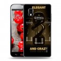 Дизайнерский пластиковый чехол для LG Optimus G Guinness