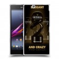 Дизайнерский пластиковый чехол для Sony Xperia Z Ultra  Guinness