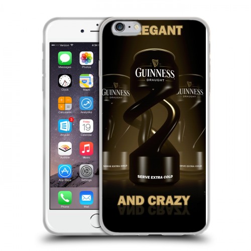 Дизайнерский силиконовый чехол для Iphone 6 Plus/6s Plus Guinness