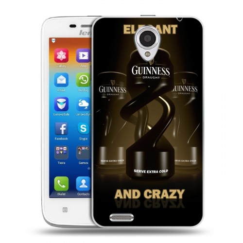 Дизайнерский пластиковый чехол для Lenovo S650 Ideaphone Guinness