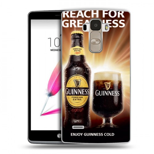 Дизайнерский пластиковый чехол для LG G4 Stylus Guinness