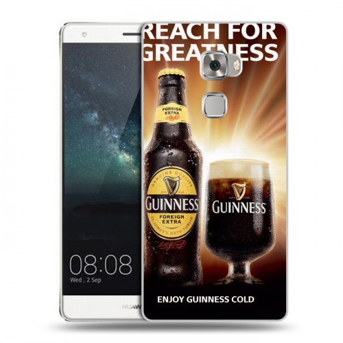 Дизайнерский пластиковый чехол для Huawei Mate S Guinness