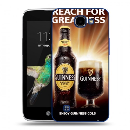 Дизайнерский пластиковый чехол для LG K4 Guinness