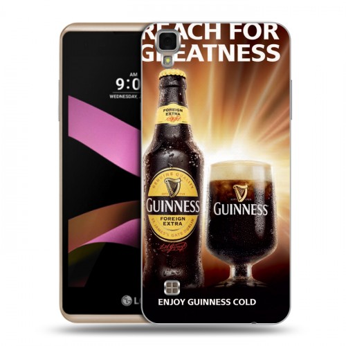 Дизайнерский пластиковый чехол для LG X Style Guinness