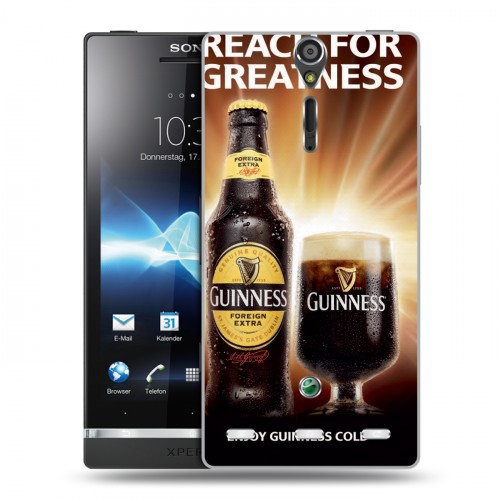 Дизайнерский пластиковый чехол для Sony Xperia S Guinness