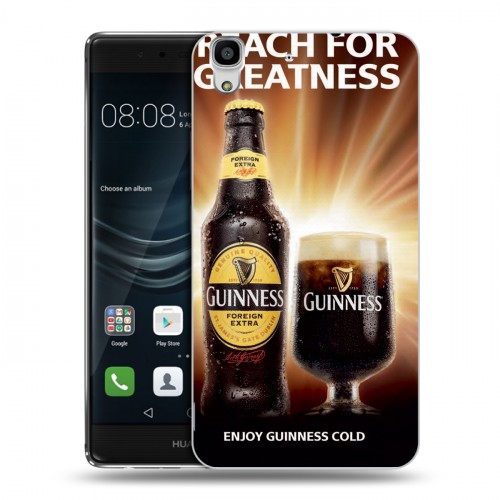 Дизайнерский пластиковый чехол для Huawei Y6II Guinness