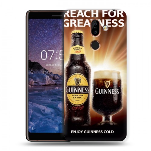 Дизайнерский пластиковый чехол для Nokia 7 Plus Guinness