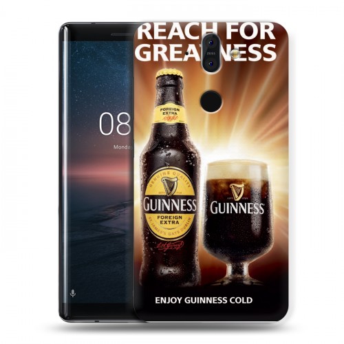 Дизайнерский пластиковый чехол для Nokia 8 Sirocco Guinness