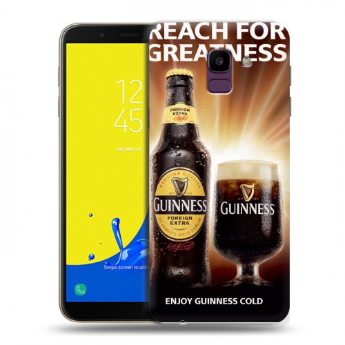 Дизайнерский пластиковый чехол для Samsung Galaxy J6 Guinness