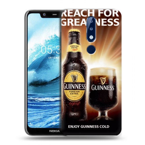 Дизайнерский силиконовый чехол для Nokia 5.1 Plus Guinness