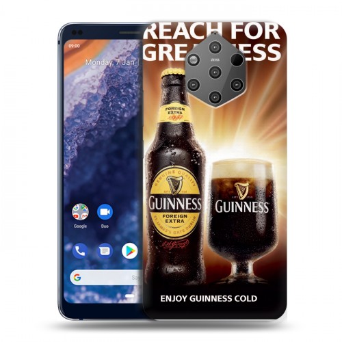 Дизайнерский силиконовый чехол для Nokia 9 PureView Guinness