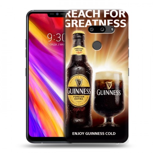 Дизайнерский пластиковый чехол для LG G8 ThinQ Guinness