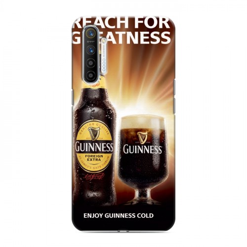 Дизайнерский силиконовый с усиленными углами чехол для Realme XT Guinness