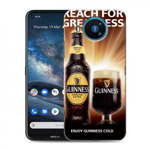 Дизайнерский силиконовый чехол для Nokia 8.3 Guinness