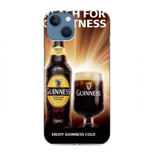 Дизайнерский силиконовый чехол для Iphone 13 Guinness