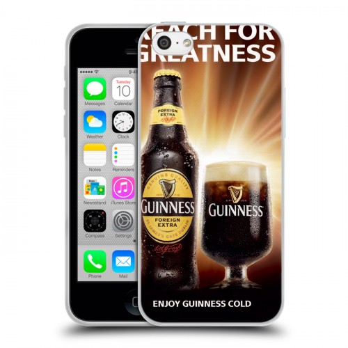 Дизайнерский пластиковый чехол для Iphone 5c Guinness