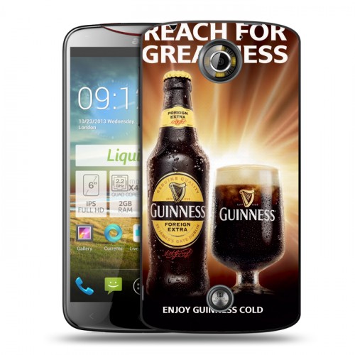 Дизайнерский пластиковый чехол для Acer Liquid S2 Guinness