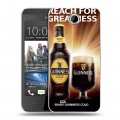 Дизайнерский пластиковый чехол для HTC Desire 300 Guinness